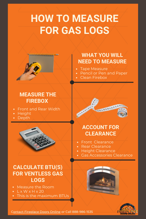 How To Measure for and Choose a Gas Log Set Gas Logs